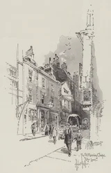 Die alte mährische Kapelle in der Fetter Lane